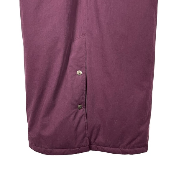 90'S VINTAGE BURGUNDY DOWN FILLED PUFFER DUSTER SLEEPING BAG COAT UTEX DESIGN - Picture 10 of 17